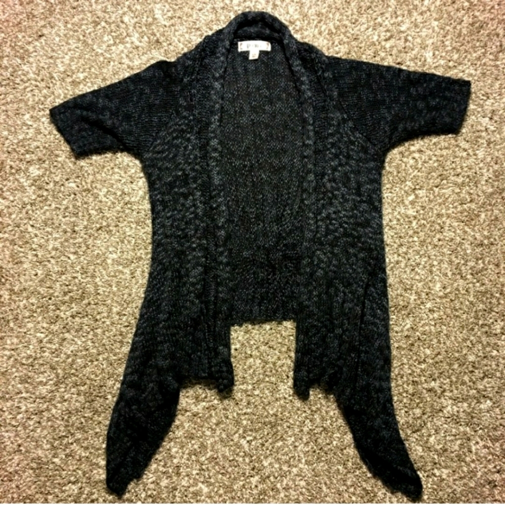 Decree Grey/ Black Cardigan Size Large